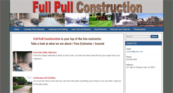 Desktop Screenshot of fullpullconstruction.com